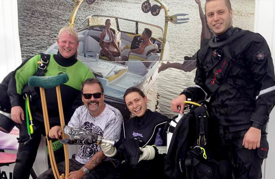 Dive Shop helping to recover lost artificial leg in Chestermere Lake
